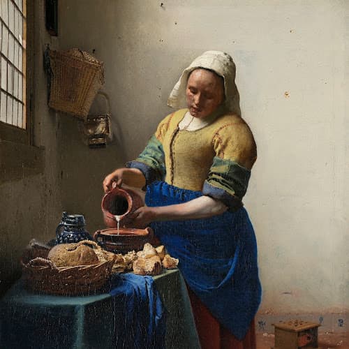 The Milkmaid, Johannes Vermeer, c. 1660
