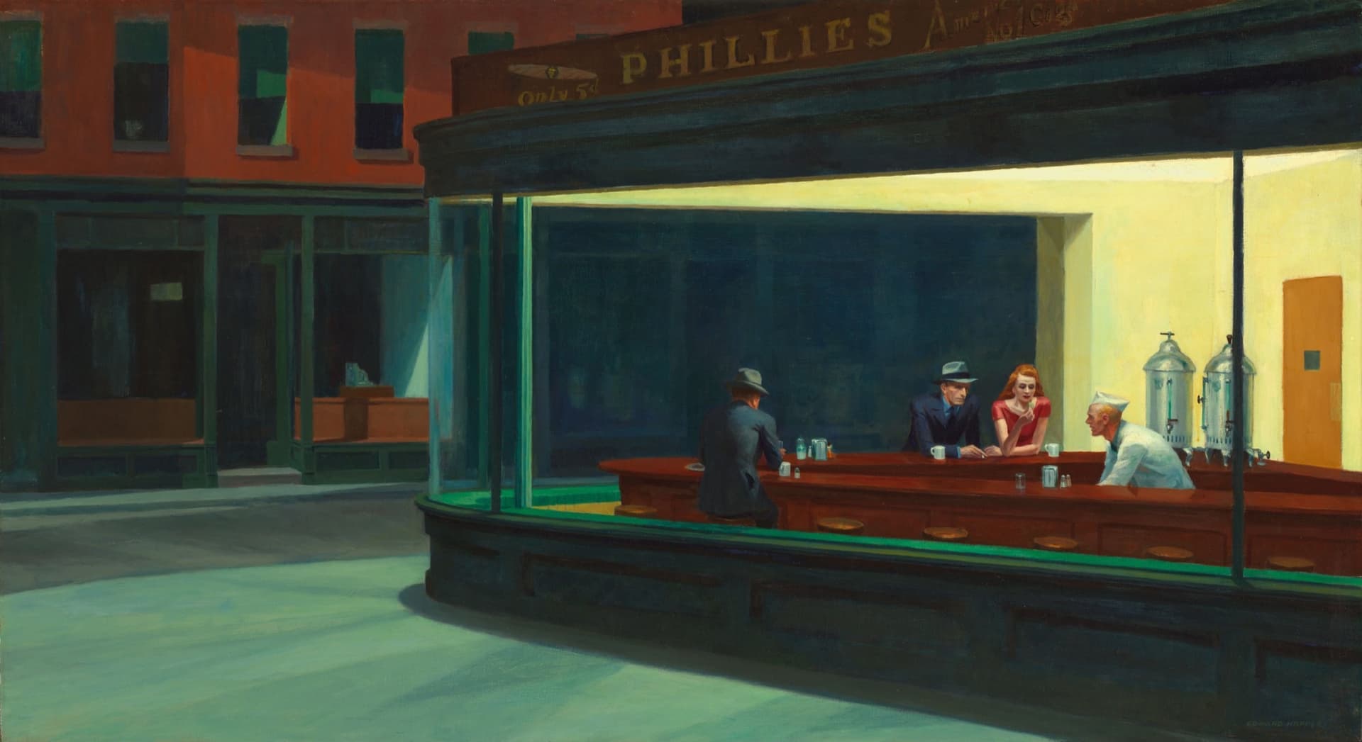 Nighthawks, 1942, Edward Hopper